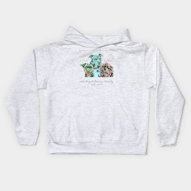 The Royal Canine Family (Est. 2013) feat. Cloud Tolson Kids Hoodie by RJ Tolson's Merch Store